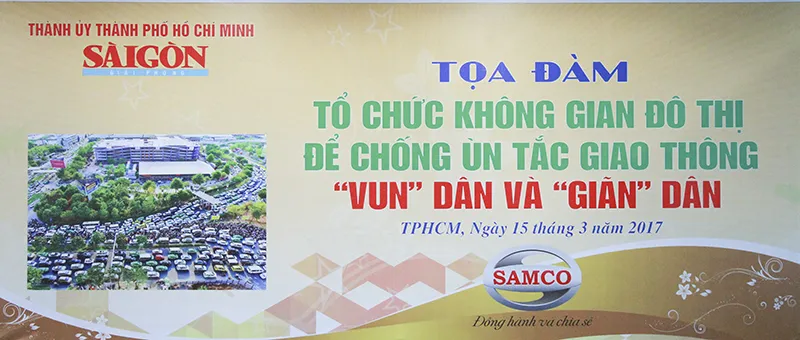 Tổ chức không gian đô thị hợp lý trong vấn đề "vun" dân và "giãn" dân để chống ùn tắc giao thông